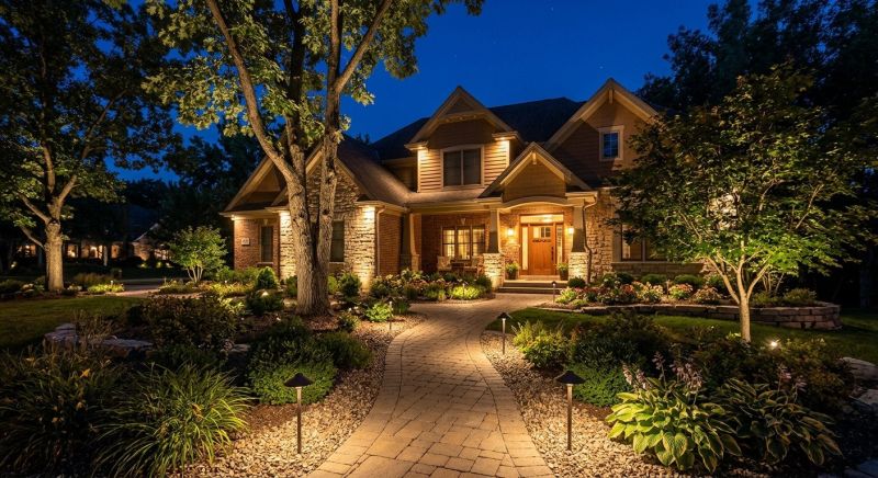 Garden Lighting Installation in Orem, UT